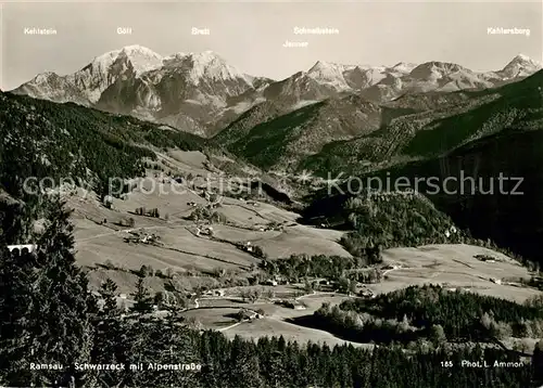 AK / Ansichtskarte Ramsau Berchtesgaden Schwarzeck Alpenstrasse Kat. Ramsau b.Berchtesgaden