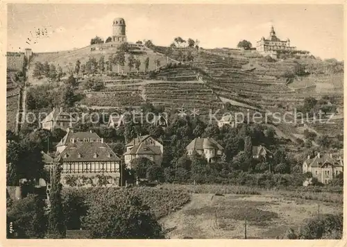 AK / Ansichtskarte Radebeul Burg Schloss Panorama Kat. Radebeul