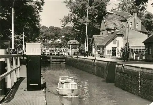 AK / Ansichtskarte Woltersdorf Erkner Schleuse Kat. Woltersdorf Erkner