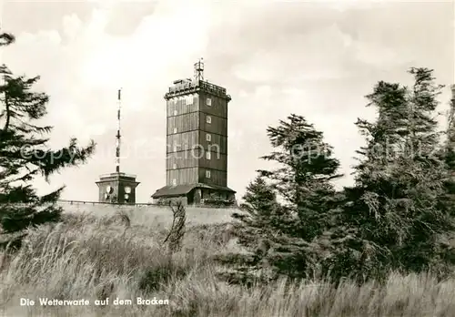 AK / Ansichtskarte Brocken Harz Wetterwarte