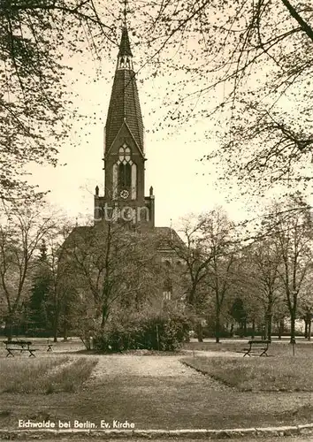 AK / Ansichtskarte Eichwalde Evangelische Kirche Kat. Eichwalde