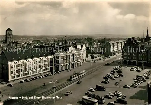 AK / Ansichtskarte Rostock Mecklenburg Vorpommern Ernst Thaelmann Platz Kat. Rostock