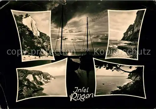 AK / Ansichtskarte Insel Ruegen Kreidefelsen Panorama Kat. Bergen