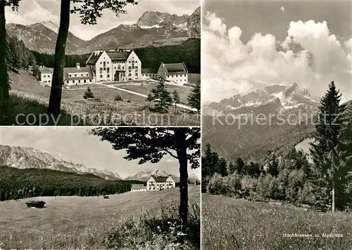 AK / Ansichtskarte Klais Hochgebirgsheim Schloss Kranzbach Kat. Kruen