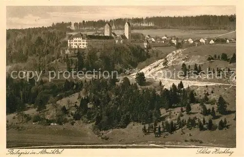 AK / Ansichtskarte Beilngries Schloss Hirschberg im Altmuehltal Fliegeraufnahme Kat. Beilngries