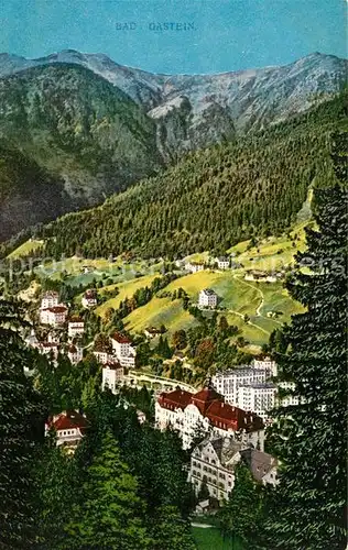 AK / Ansichtskarte Bad Gastein Blick ins Tal auf Kurort in Alpen Kat. Bad Gastein