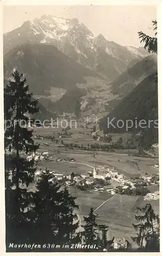 AK / Ansichtskarte Mayrhofen Zillertal Blick ins Tal Alpen Kat. Mayrhofen