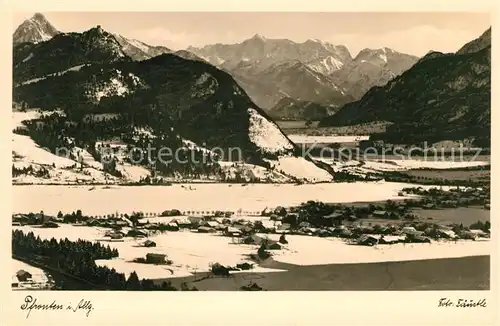 AK / Ansichtskarte Pfronten Winterpanorama Alpen Kat. Pfronten