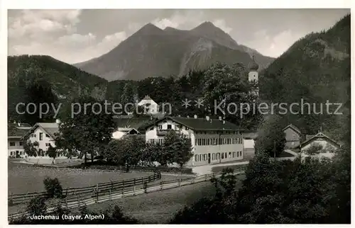 AK / Ansichtskarte Jachenau Ortsansicht mit Kirche Bayerische Alpen Kat. Jachenau