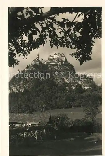 AK / Ansichtskarte Hochosterwitz Burg Ansicht vom Waldrand aus