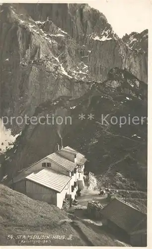 AK / Ansichtskarte Stripsenjochhaus Berghaus Kaisergebirge Kat. Wildermieming