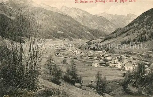 AK / Ansichtskarte St Anton Arlberg Panorama Blick gegen Osten Kat. St. Anton am Arlberg