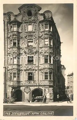 AK / Ansichtskarte Innsbruck Katholisches Casino Kat. Innsbruck