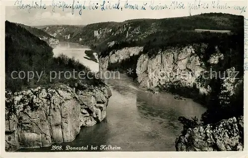 AK / Ansichtskarte Kelheim Panorama Donautal Natur Kat. Kelheim Donau