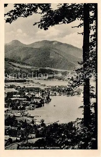 AK / Ansichtskarte Rottach Egern Panorama Tegernsee Alpen Kat. Rottach Egern