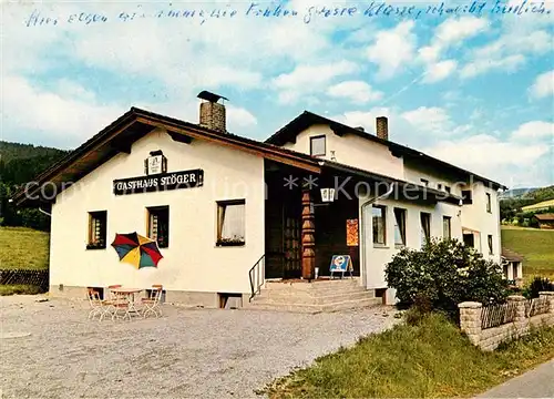 AK / Ansichtskarte Kirchaitnach Gasthaus Stoeger Kat. Kollnburg