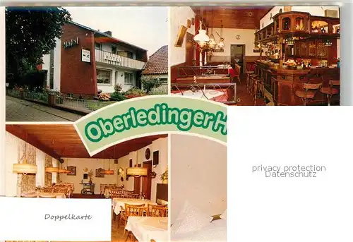 AK / Ansichtskarte Leer Ostfriesland Oberledinger Hof Hotel Bar Gaststube Zimmer Kat. Leer (Ostfriesland)