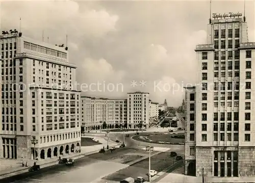 AK / Ansichtskarte Berlin Hochhaeuser Strausberger Platz Kat. Berlin