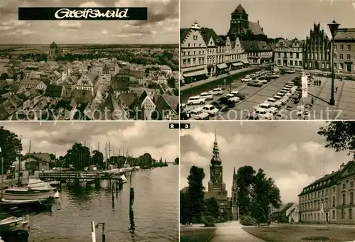 AK / Ansichtskarte Greifswald Platz der Freundschaft Hafen Rubenow Platz