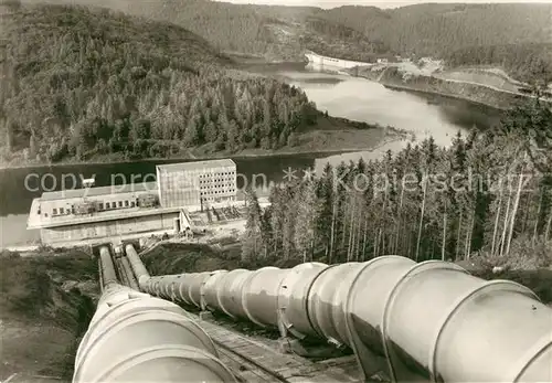 AK / Ansichtskarte Wendefurth Pumpspeicherwerk Wendefurther Becken Kat. Altenbrak