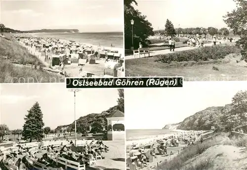 AK / Ansichtskarte Goehren Ruegen Strand Kuranlagen Kat. Goehren Ostseebad Ruegen