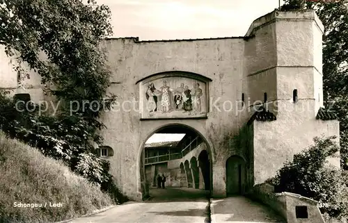 AK / Ansichtskarte Schongau Wehrgang Stadtmauer Kat. Schongau