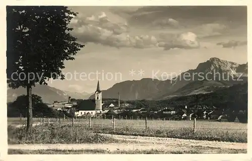 AK / Ansichtskarte Teisendorf Oberbayern Panorama mit Alpen Kat. Teisendorf