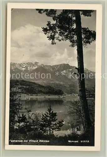 AK / Ansichtskarte Faakersee Uferpartie am See Alpen Kat. Villach