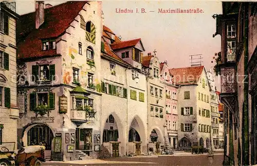 AK / Ansichtskarte Lindau Bodensee Maximilianstrasse Kat. Lindau (Bodensee)