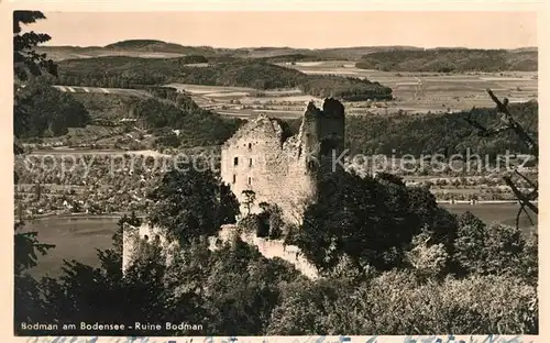 AK / Ansichtskarte Bodman Bodensee Ruine Bodman