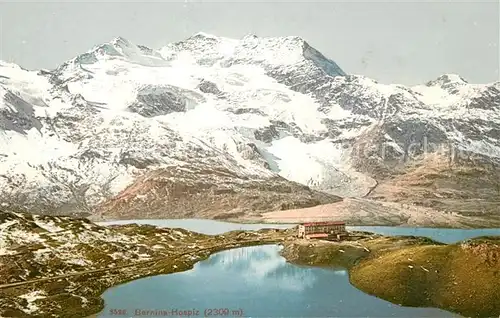 AK / Ansichtskarte Bernina GR Bernina Hospiz Panorama