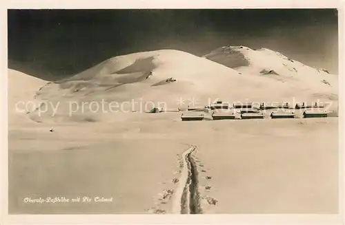 AK / Ansichtskarte Oberalp Passhoehe mit Piz Calmot Kat. Oberalp