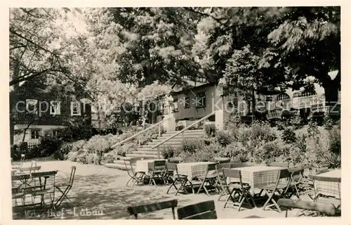 AK / Ansichtskarte Luebau Gasthof Gartenterrasse Kat. Rabenau Sachsen