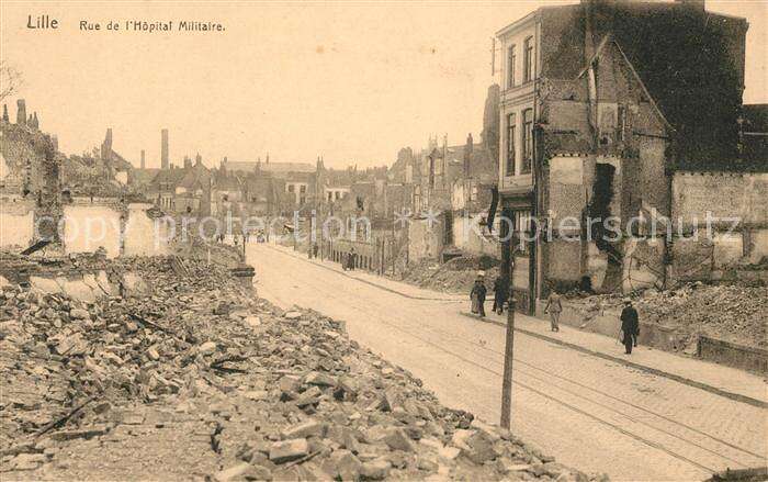 Ak Linselles Nord La Rue De Lille Strassenpartie Kinder Nr 1718647 Oldthing Ansichtskarten Benelux