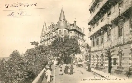 AK / Ansichtskarte Royat les Bains Hotel Continental et Castel Hotel