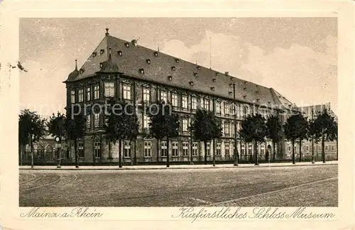 AK / Ansichtskarte Mainz Rhein Kurfuerstliches Schloss Museum