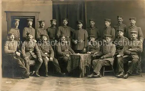 AK / Ansichtskarte Memmingen Offiziere Gruppenbild Kat. Memmingen