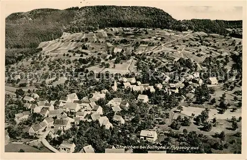 AK / Ansichtskarte Streichen Balingen Fliegeraufnahme Kat. Balingen