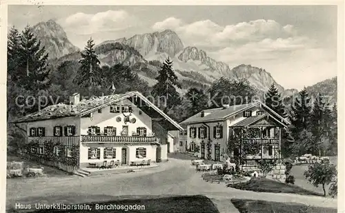 AK / Ansichtskarte Berchtesgaden Haus Unterkaelberstein Alpen Kuenstlerkarte Kat. Berchtesgaden