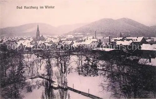 AK / Ansichtskarte Bad Harzburg Stadtpanorama im Winter Kat. Bad Harzburg
