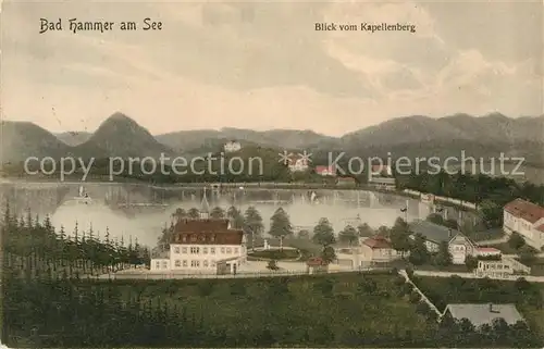 AK / Ansichtskarte Bad Hammer See Panorama Blick vom Kapellenberg