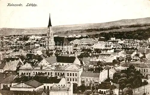 AK / Ansichtskarte Kolozsvar Ungarn Latkep Stadtpanorama mit Kirche Kat. Ungarn