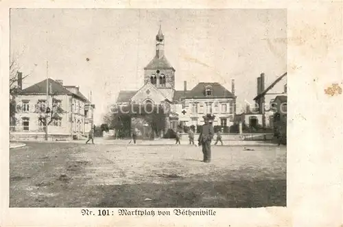 AK / Ansichtskarte Betheniville Marktplatz Nr 101 Kat. Betheniville