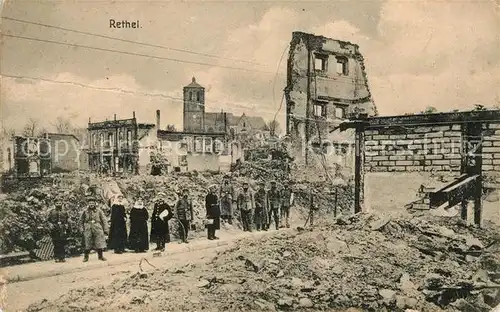 AK / Ansichtskarte Rethel Ardennes Truemmer Ruinen 1. Weltkrieg Nr 284 Kat. Rethel