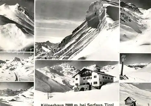 AK / Ansichtskarte Serfaus Tirol Koelnerhaus Winterlandschaft Kat. Serfaus