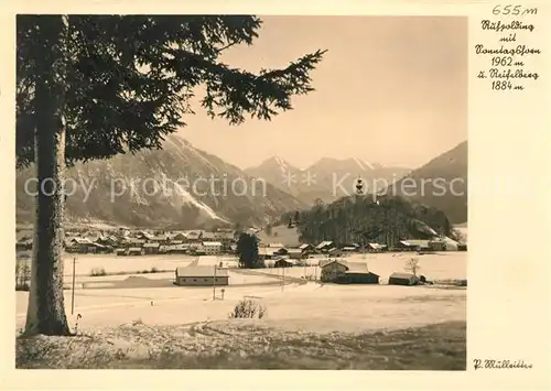 AK / Ansichtskarte Ruhpolding Winter Panorama Kat. Ruhpolding