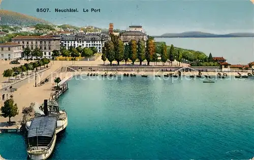 AK / Ansichtskarte Neuchatel NE Le Port Kat. Neuchatel