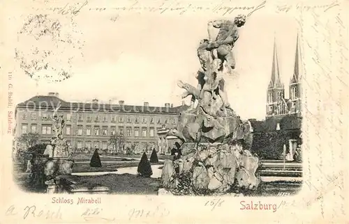 AK / Ansichtskarte Salzburg Oesterreich Schloss Mirabell Kat. Salzburg