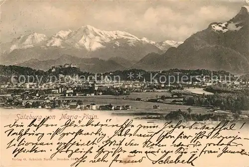 AK / Ansichtskarte Salzburg Oesterreich Maria Plain Kat. Salzburg