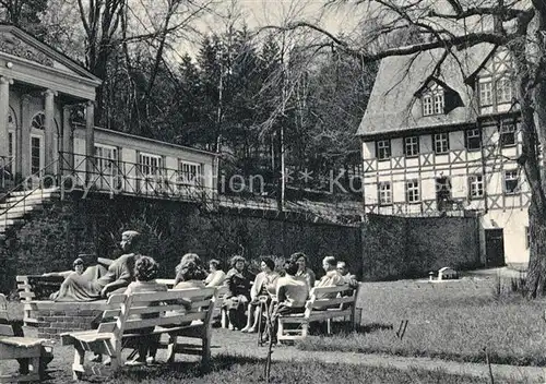 AK / Ansichtskarte Wiesenbad Thermalbad Kurpark Kat. Thermalbad Wiesenbad